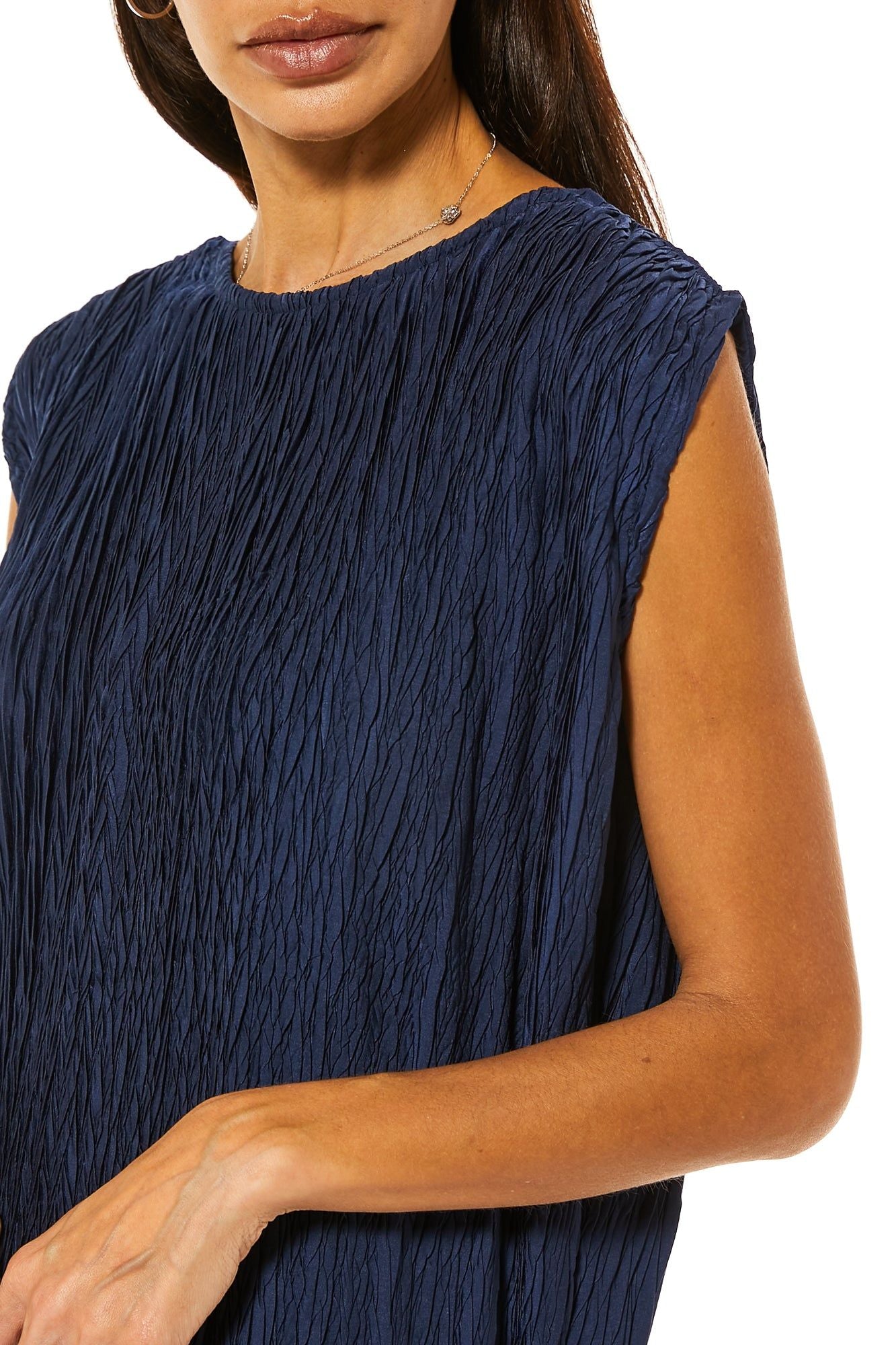 MOiSTREET Dark Blue Harir Maqsood Under Dress