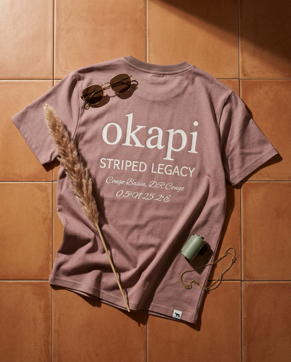 Okapi Pink Striped Legacy T-Shirt