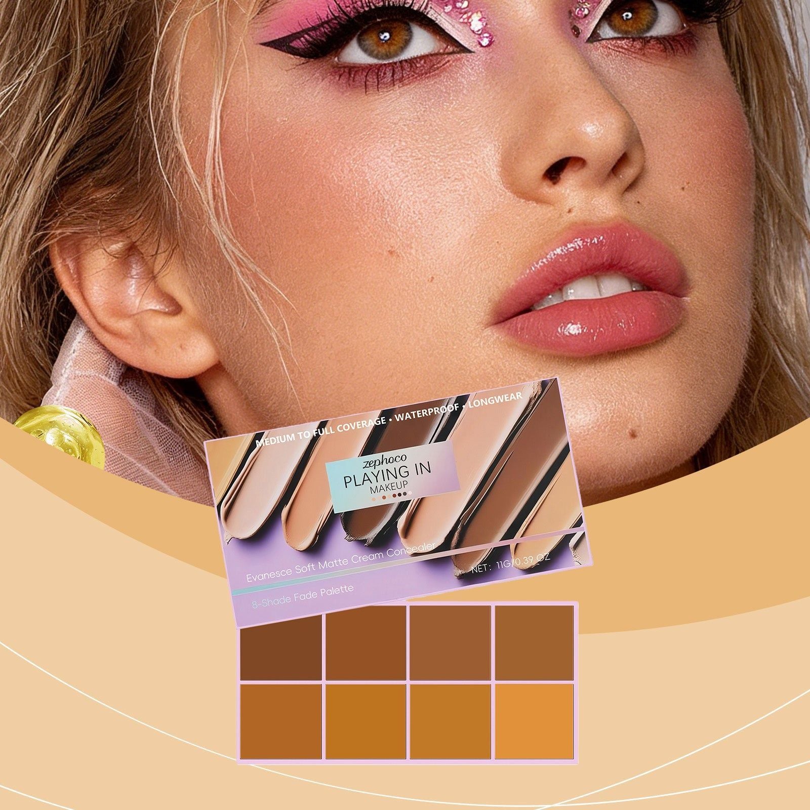Dark Series Concealer, Matte Finish, Waterproof, Long-lasting, Flawless Cover ,11g