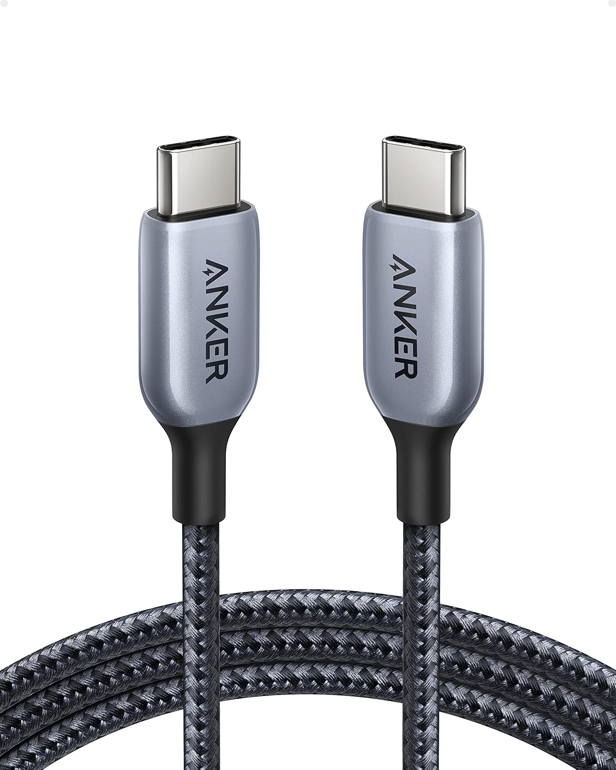Anker 765 USB-C to USB-C Cable 140W Nylon 6ft, Grey