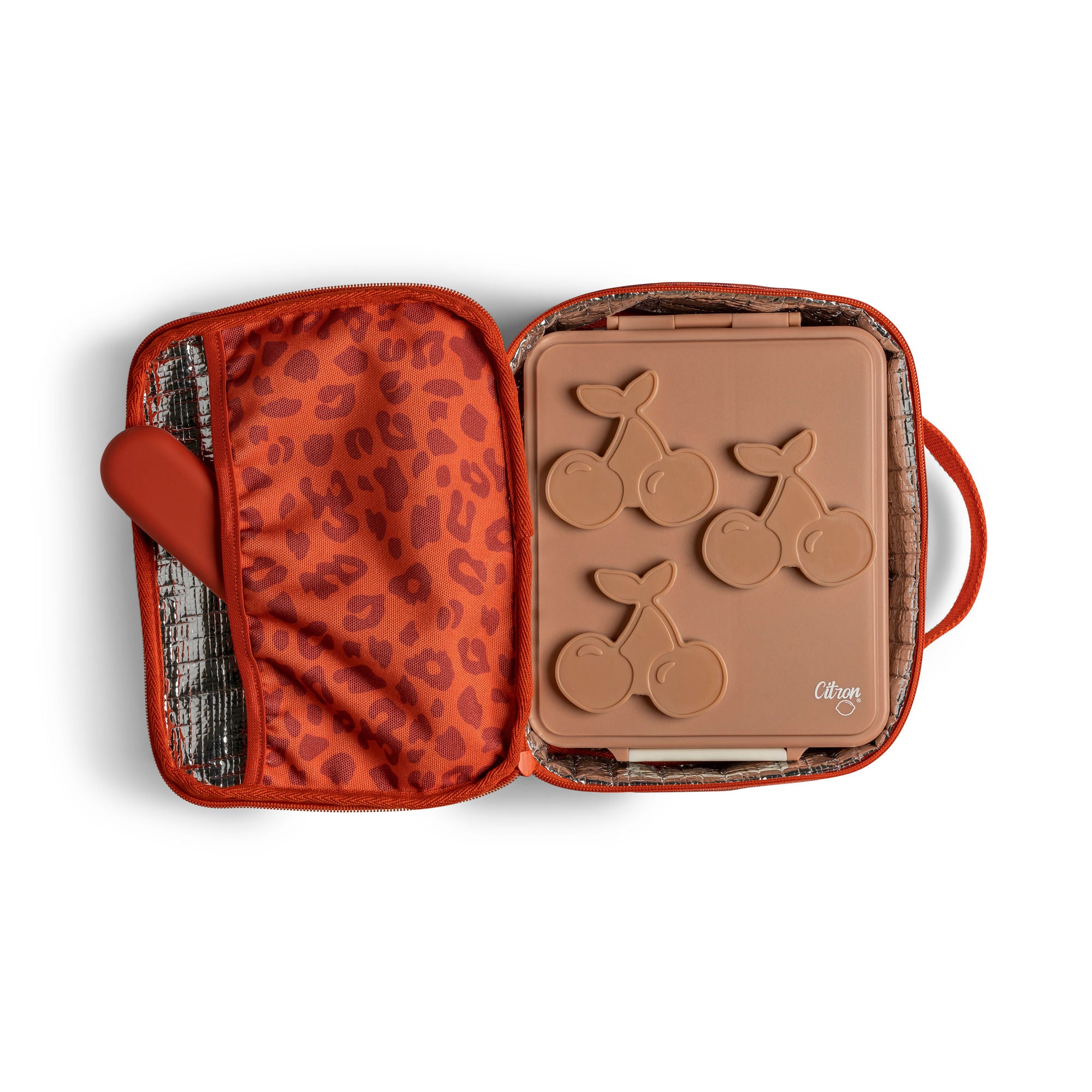 Citron-Insulated Square Lunchbag-Leo