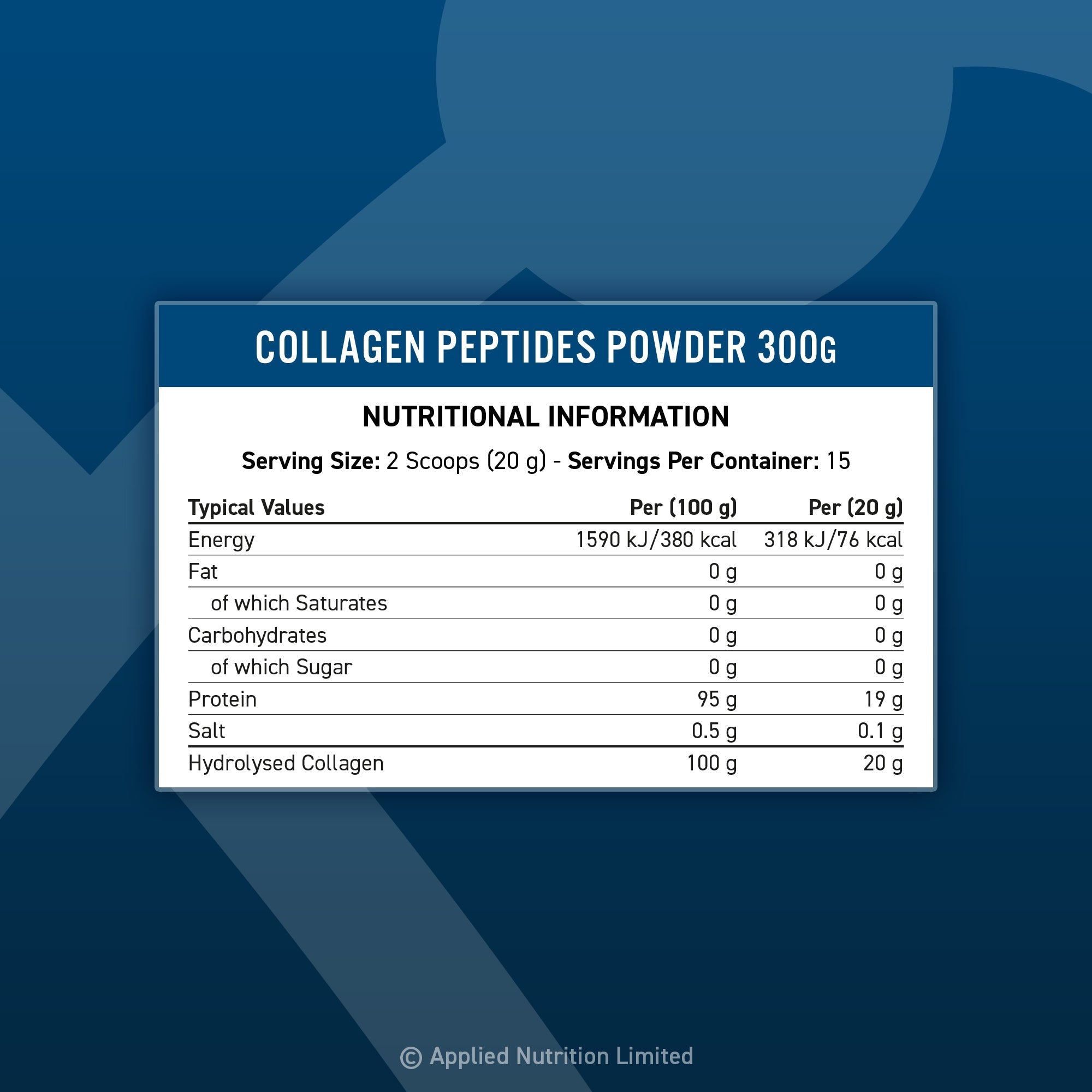 AN COLLAGEN PEPTIDES 300G