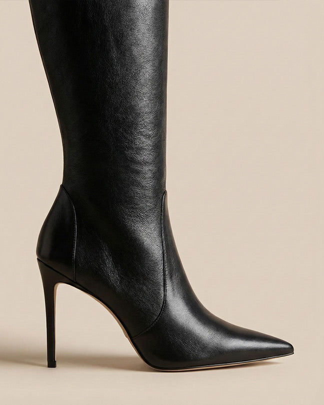 Stuart Weitzman Over-the-Knee black Ultrastuart 100