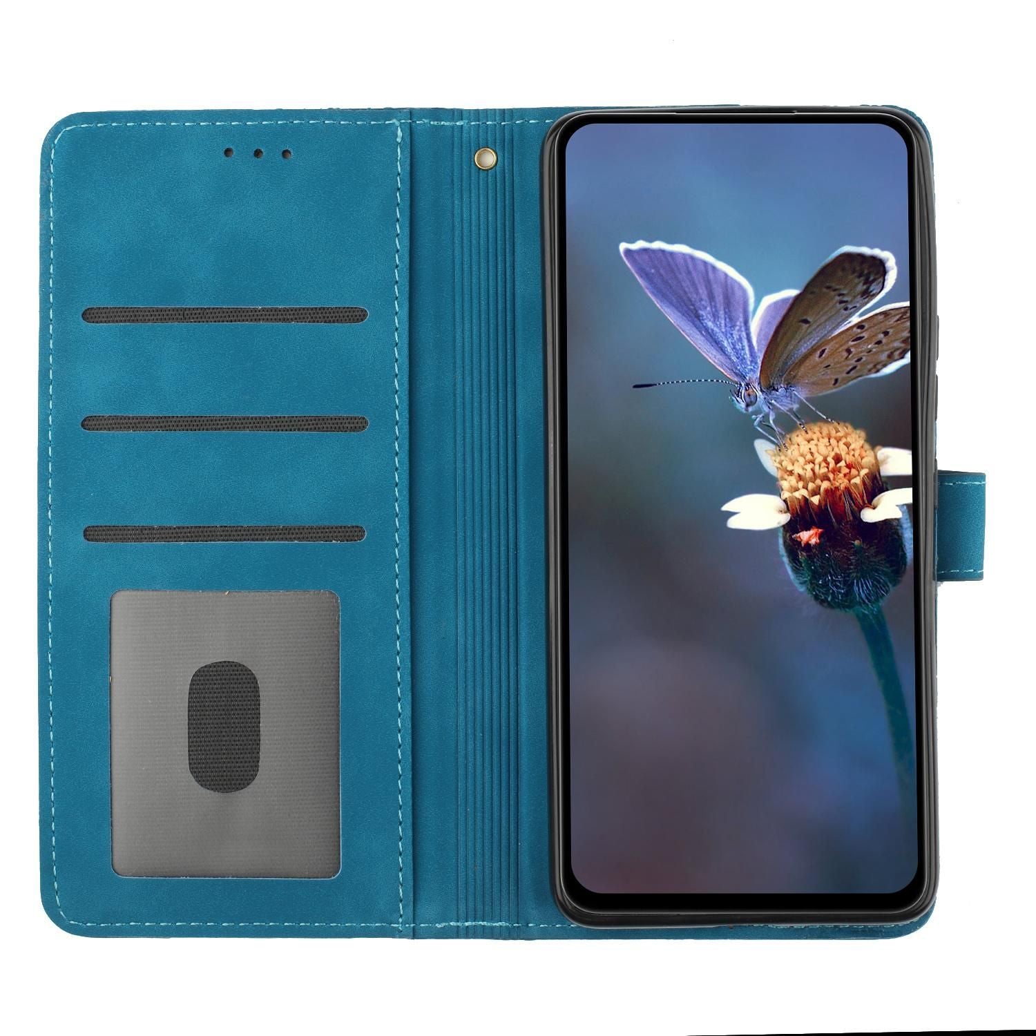 Flower Embossing Leather Case For Google Pixel 9a