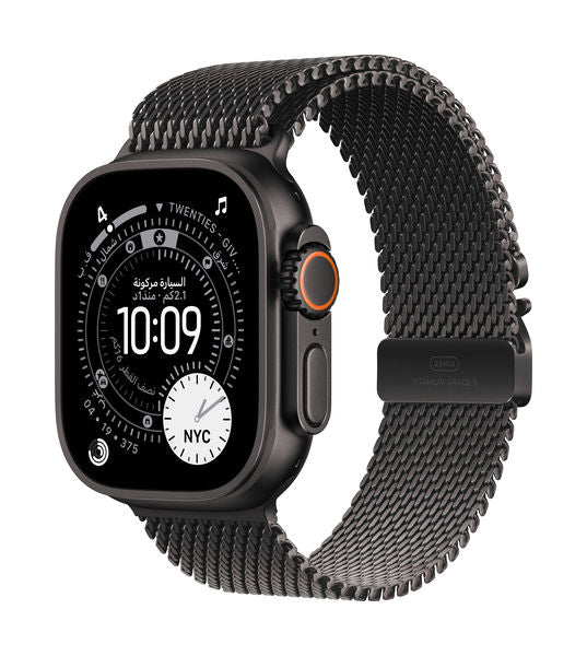Ultra 3 G+C 49mm Titanium Case with Titanium Milanese Loop - M
