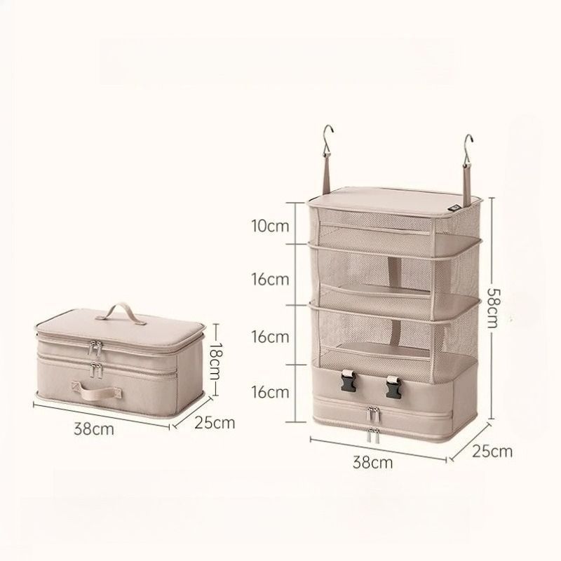 Hanging Travel Clothes Storage Bag Hotel Suitcase Organizer Luggage Cube