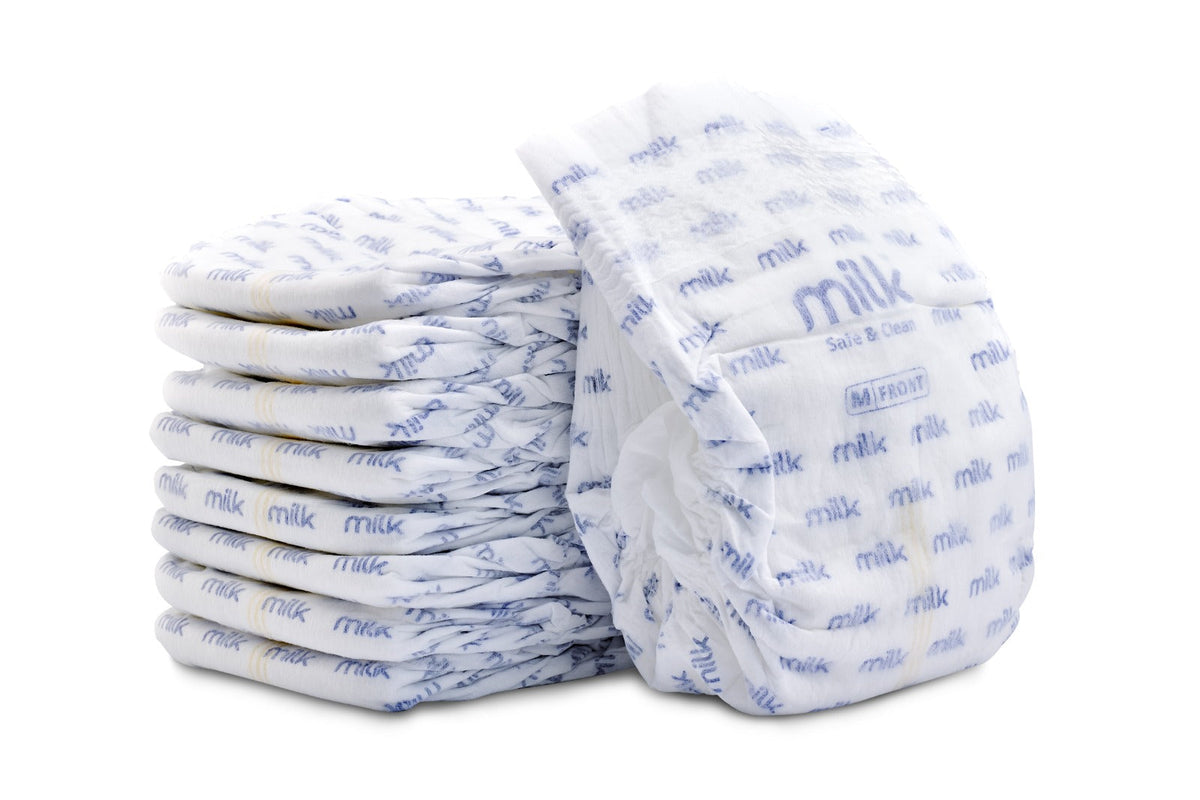 MILK Baby Diaper Yoga Pants-Large-Pack Size 36
