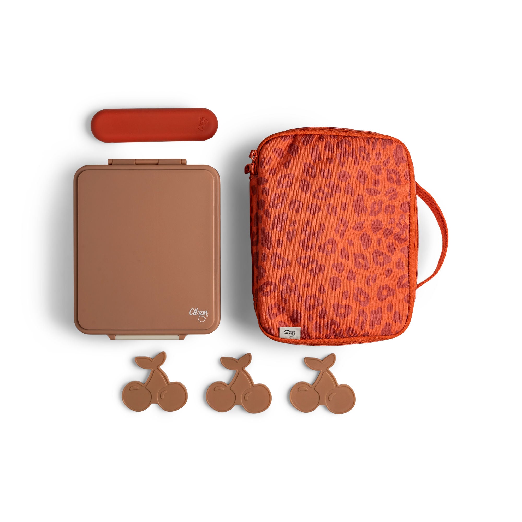 Citron-Insulated Square Lunchbag-Leo