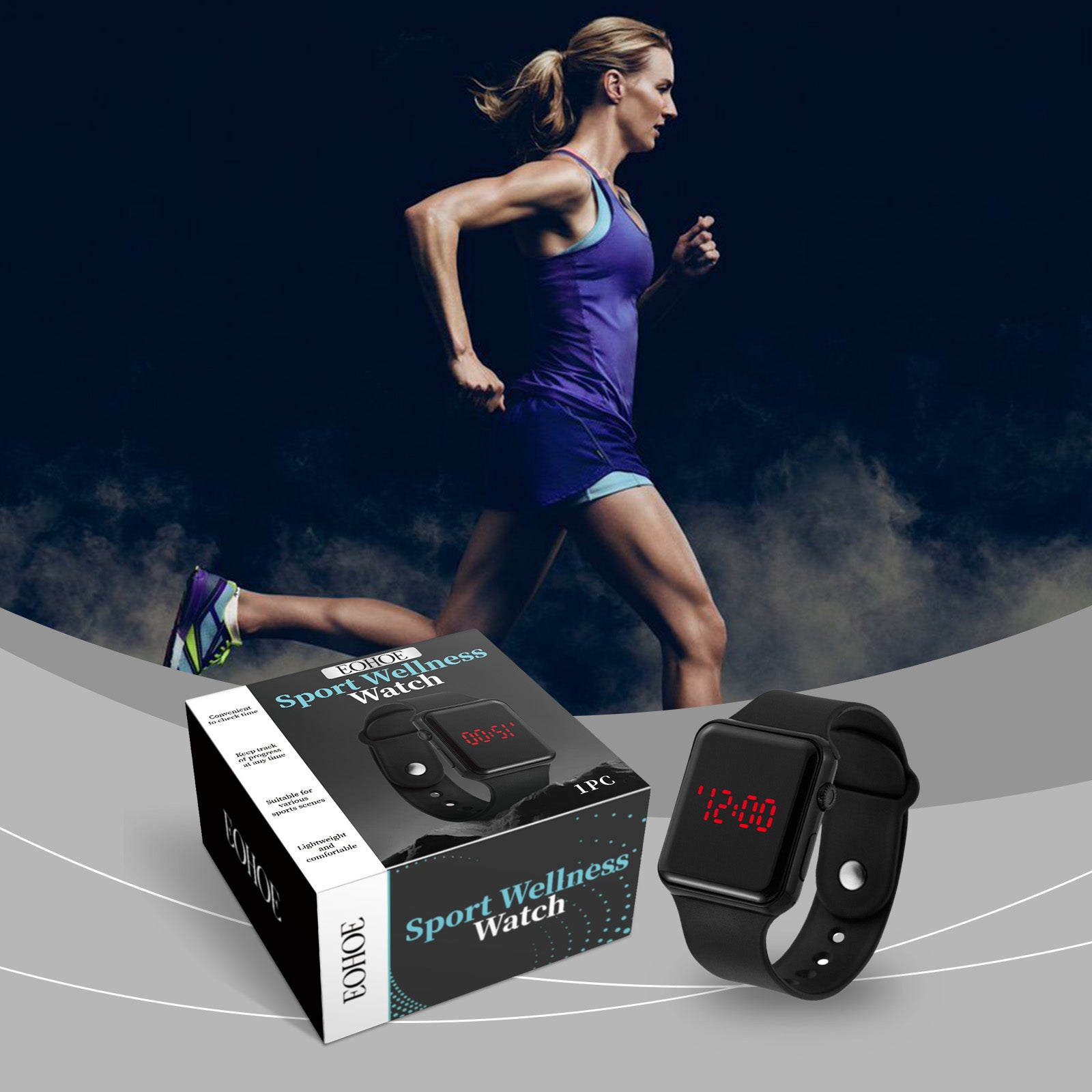 Body Care Watch, Fitness Tracker, Outdoor Running, Sports, Daily Wear ,1pcs
