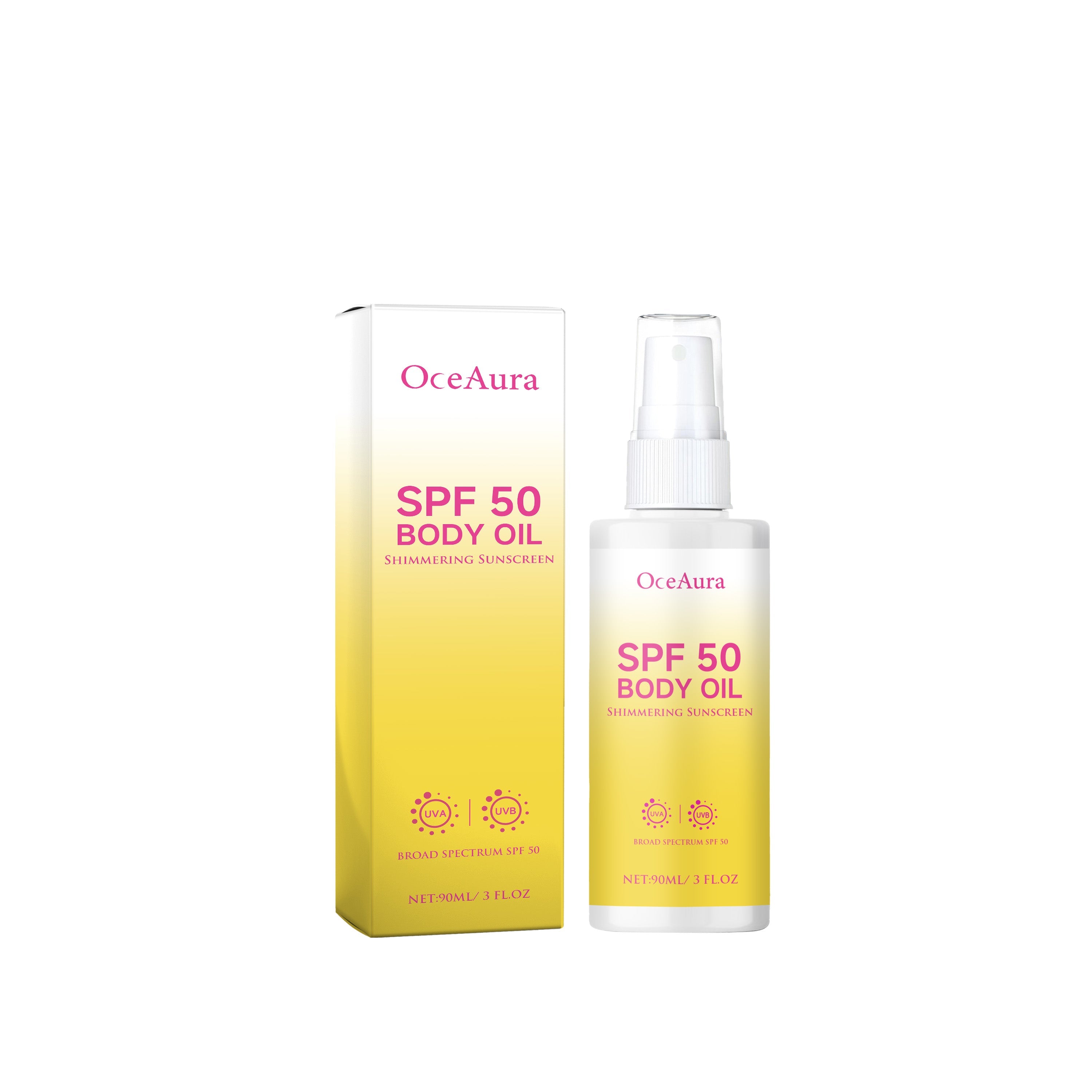 Body Protection Oil, Broad Spectrum Sunscreen, Nourishing Moisturizer ,90ml