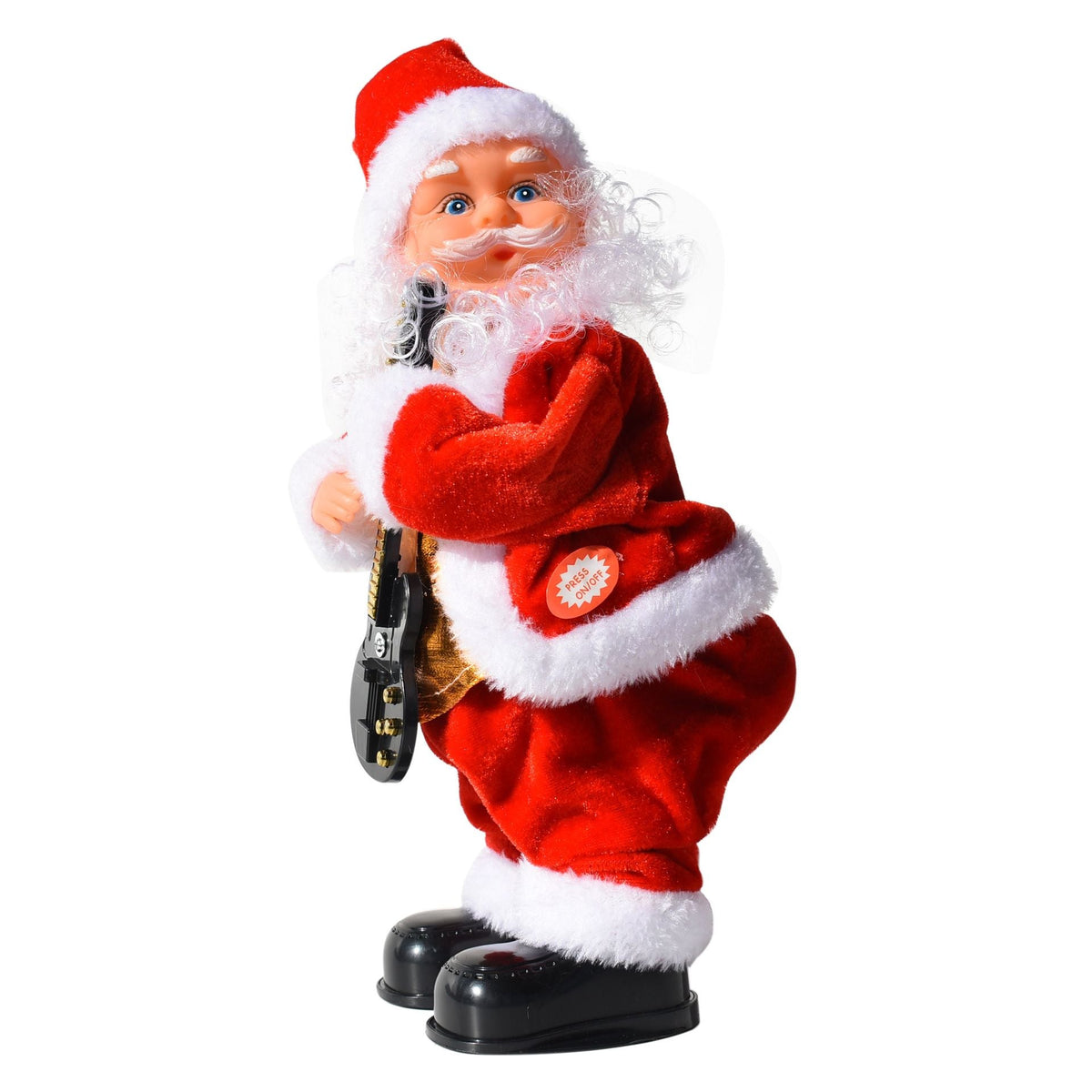 Electric Christmas Santa Claus Toy Hip Shaking Dancing Xmas Santa Dolls Kids Gift