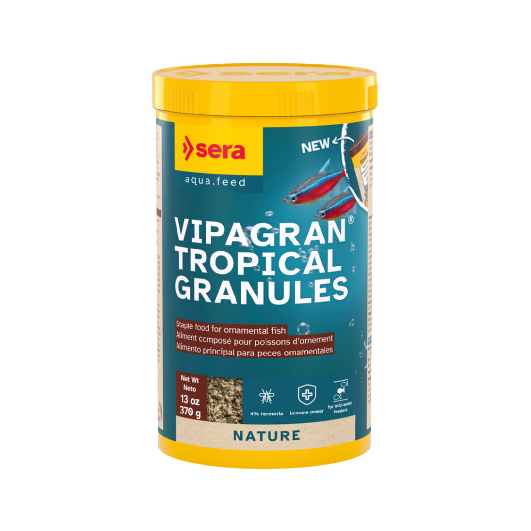 Sera Vipagran Granules Feed for All Ornamental Fish, 1000ml