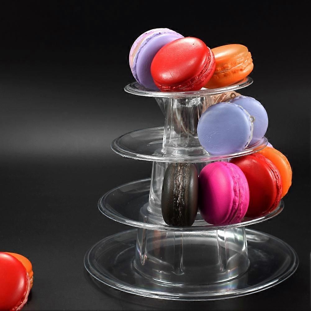 Macarons Display Tower 4-Layer Cupcake Stand Food Display Stand