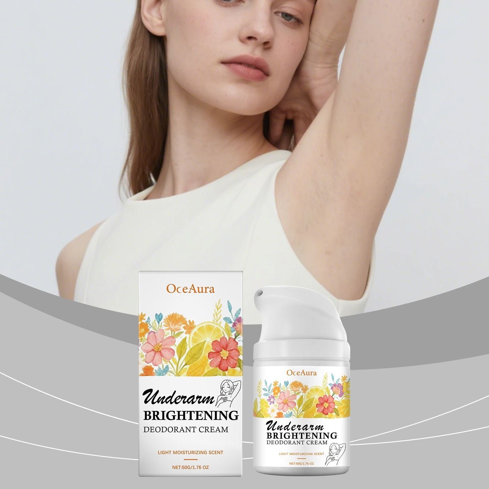 50g Underarm Care Cream with Moisturizing and Odor Control