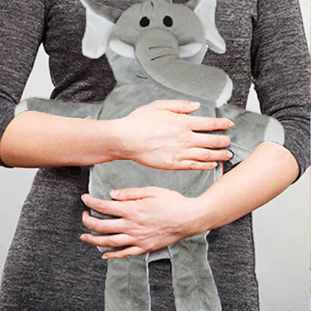 Premium Classic Rubber Hot Or Cold Water Bottle With Cute Stuffed Animal Cover