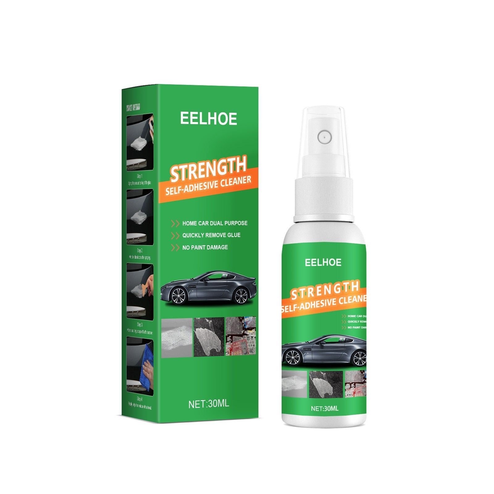 Auto Stripping Spray, Powerful Cleaning Paste for Car & Furniture Adhesive Removal ,30ml