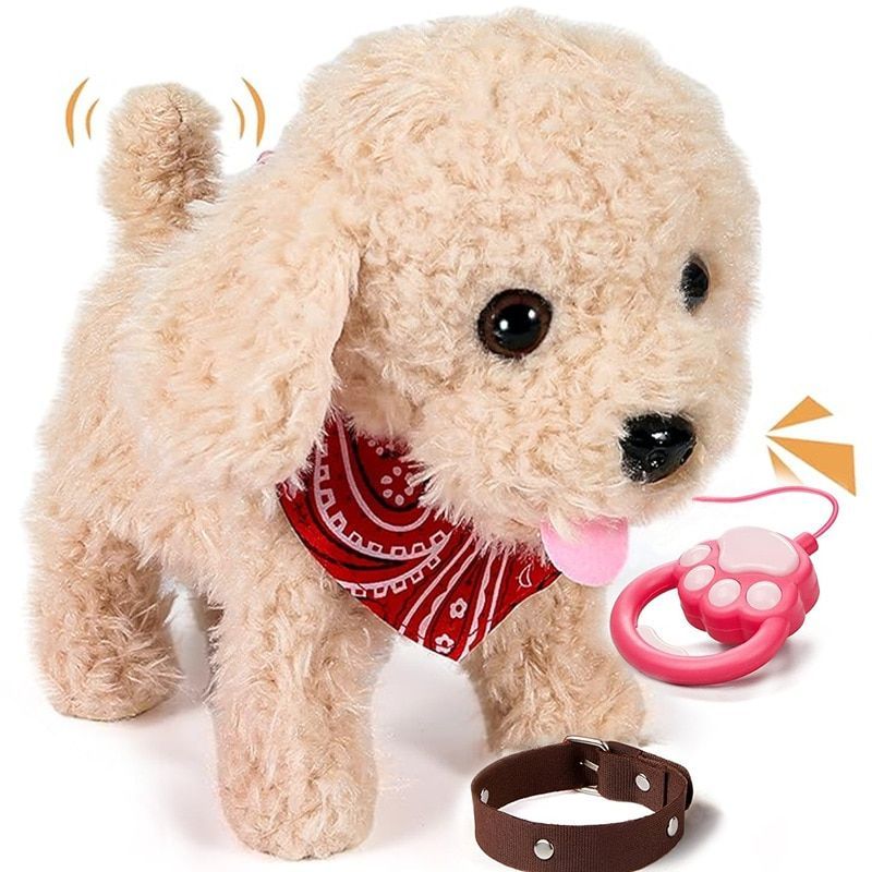Electronic Plush Puppy Dog Toy Interactive Toys Realistic Stuffed Animal Dog for Girls Boys