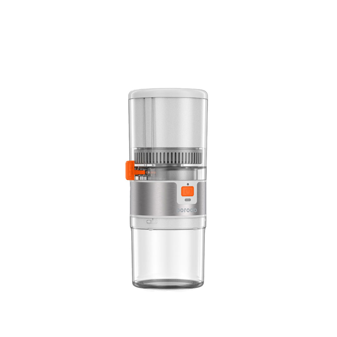 Porodo Lifestyle Portable Slow Juicer, 55W, White/Orange
