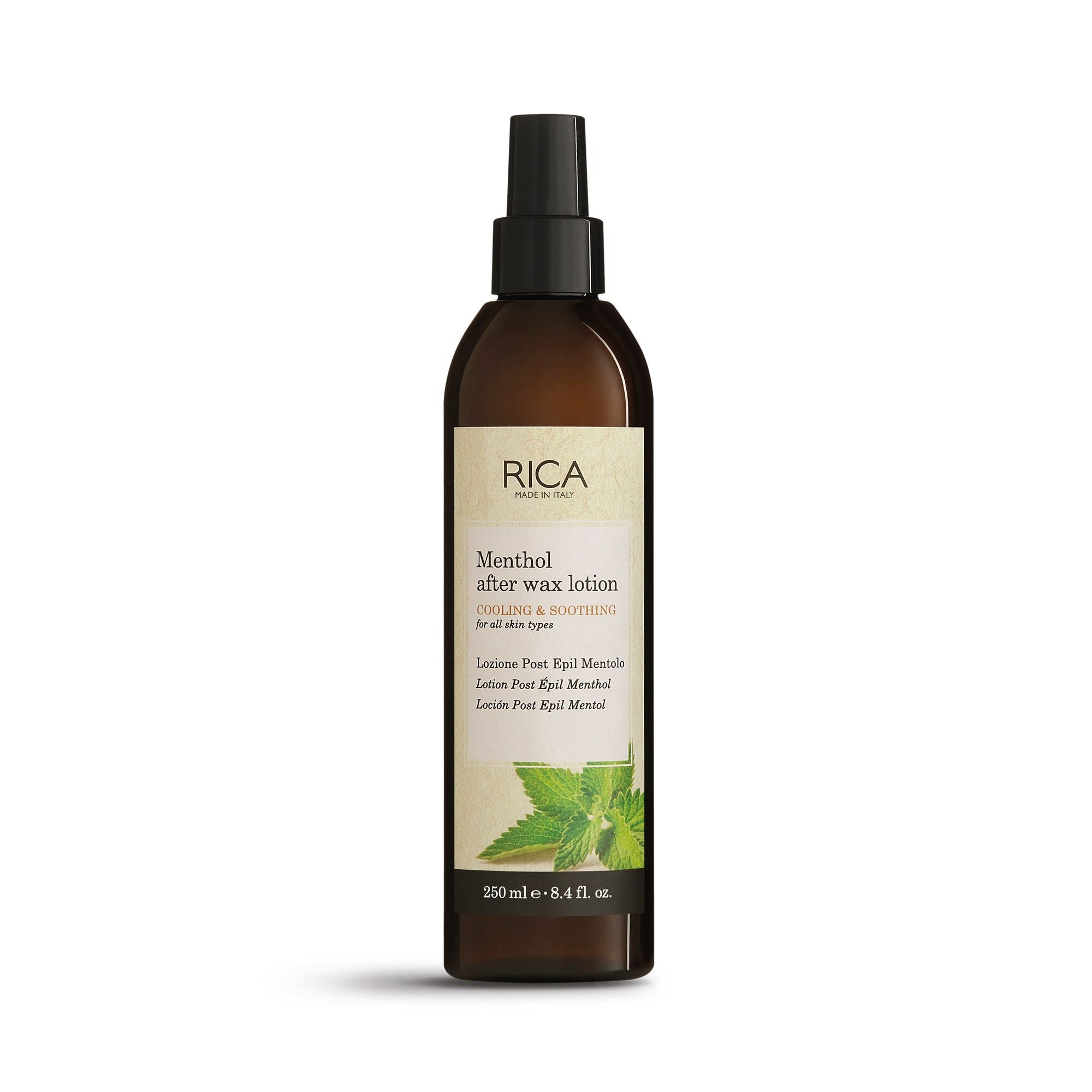 Rica Cosmetics Menthol After Wax Lotion, 250ml