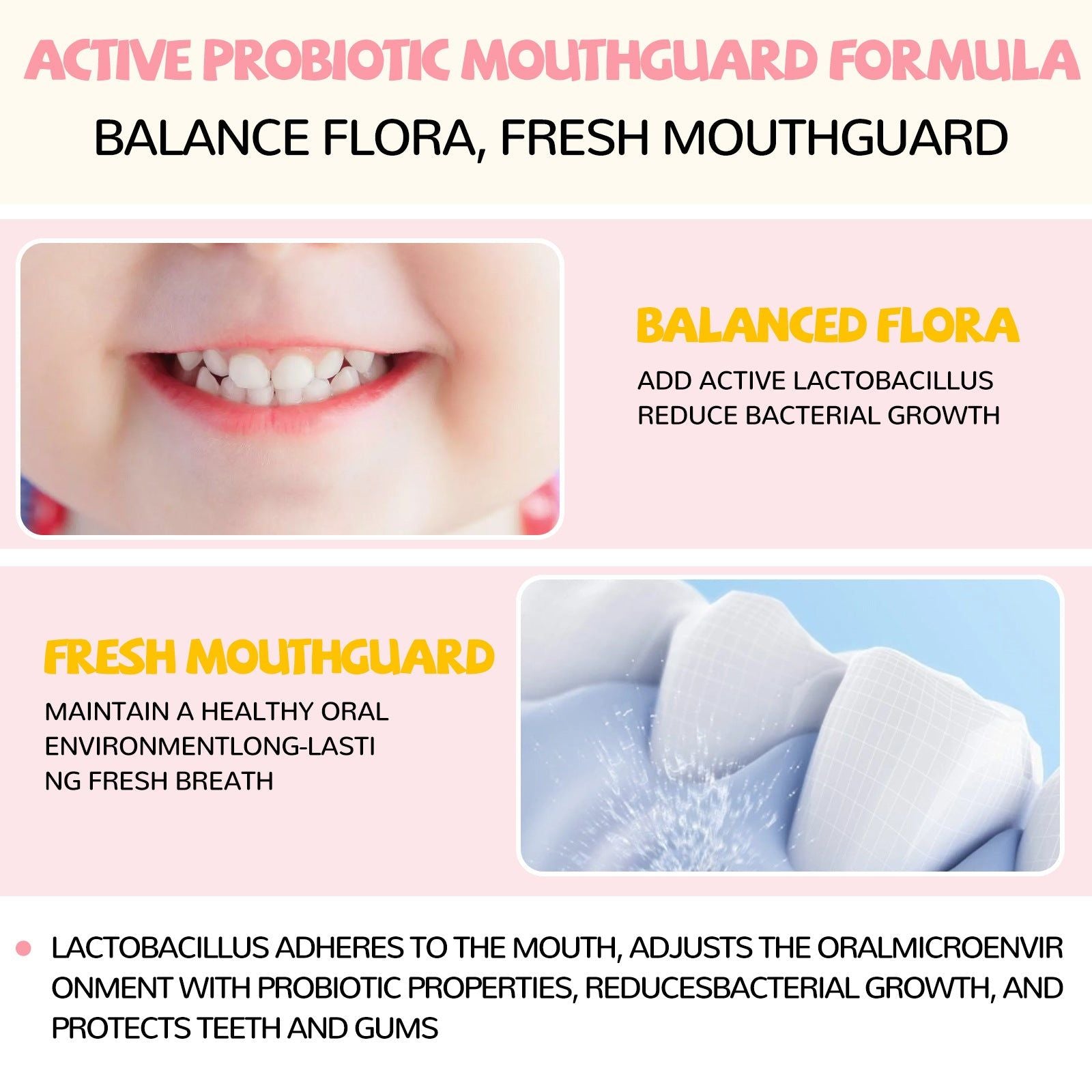 Children's Teeth Cleaning Spray, Fresh Breath, Probiotic Oral Care, Natural Whitening ,30ml