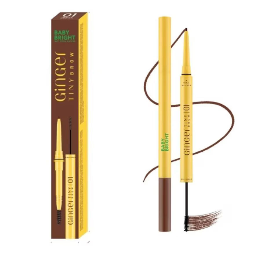 Ginger Tiny Brow 0.06g+1g Baby Bright (M) 01 Maple Brown