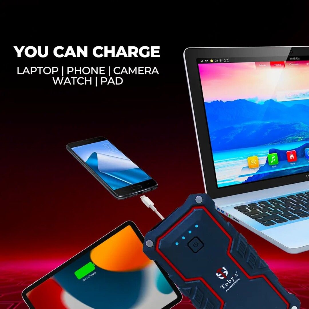 Toby's Jumpstart X16, Professional Grade Power