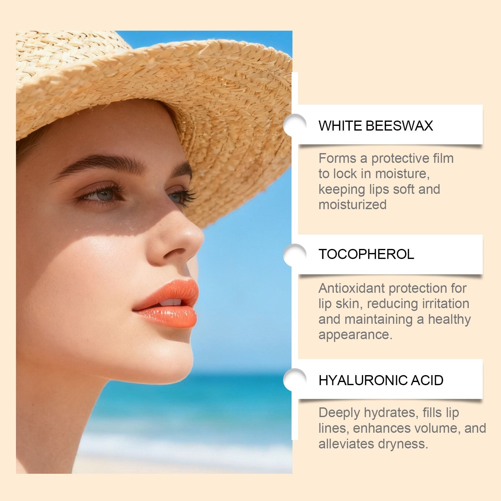2.8g Tinted Lip Balm with Moisturizing and Natural Shine