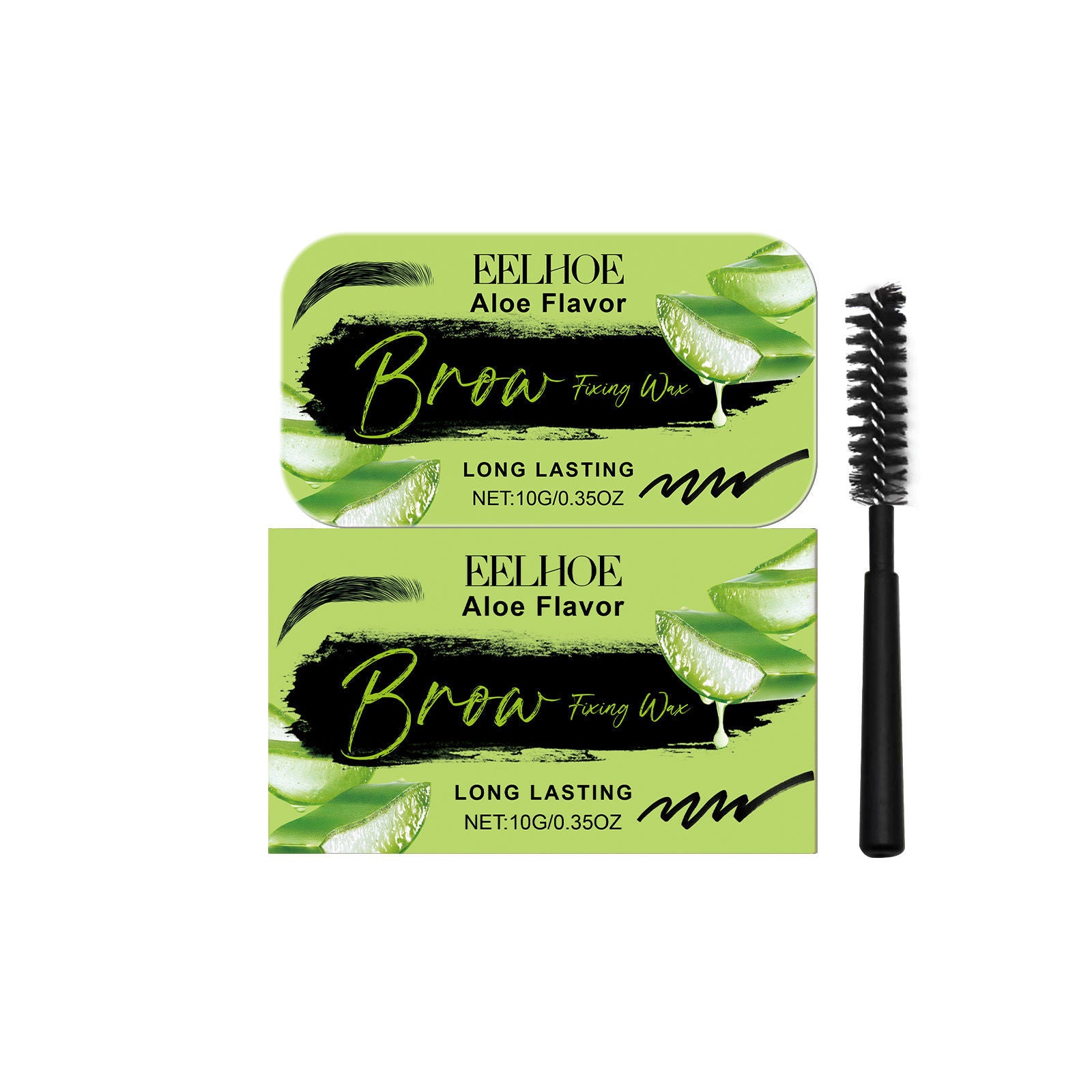 Aloe Vera Eyebrow Wax, Long-Lasting Eyebrow Shaping, Natural Makeup, Sweatproof, Humidity Resistant ,1set