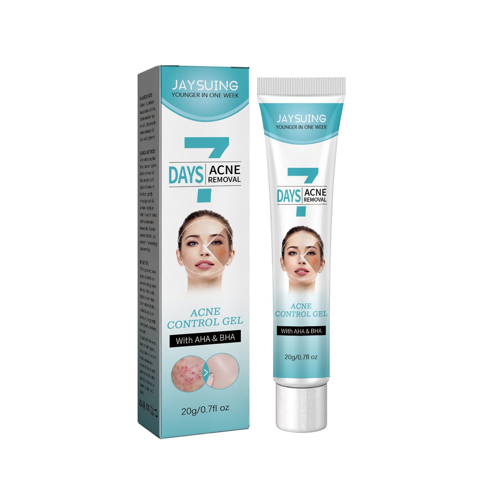 Clear Acne Marks Fast, Hydrating Repair Gel for Bright, Smooth Skin ,20g