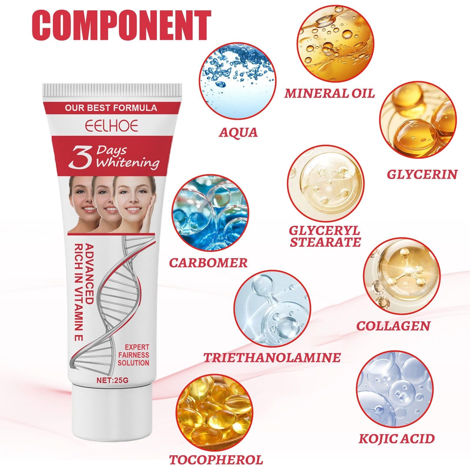 Brighten Skin Tone and Reduce Dullness, Gentle Moisturizer for Radiant Skin ,25g