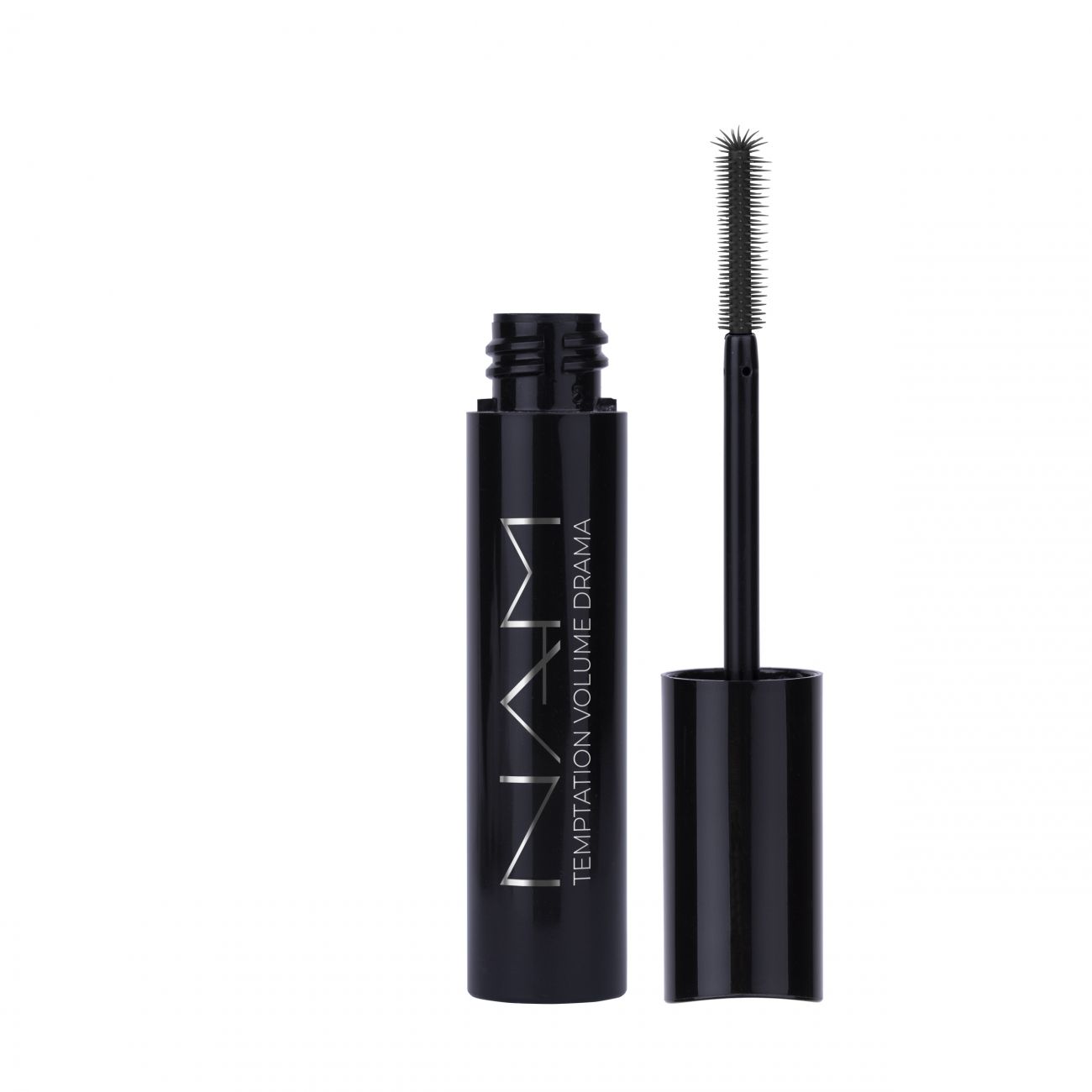 NAM Temptation Volume Drama Mascara, Vegan Volumizing Lash Mascara With Castor & Calendula, 8gm