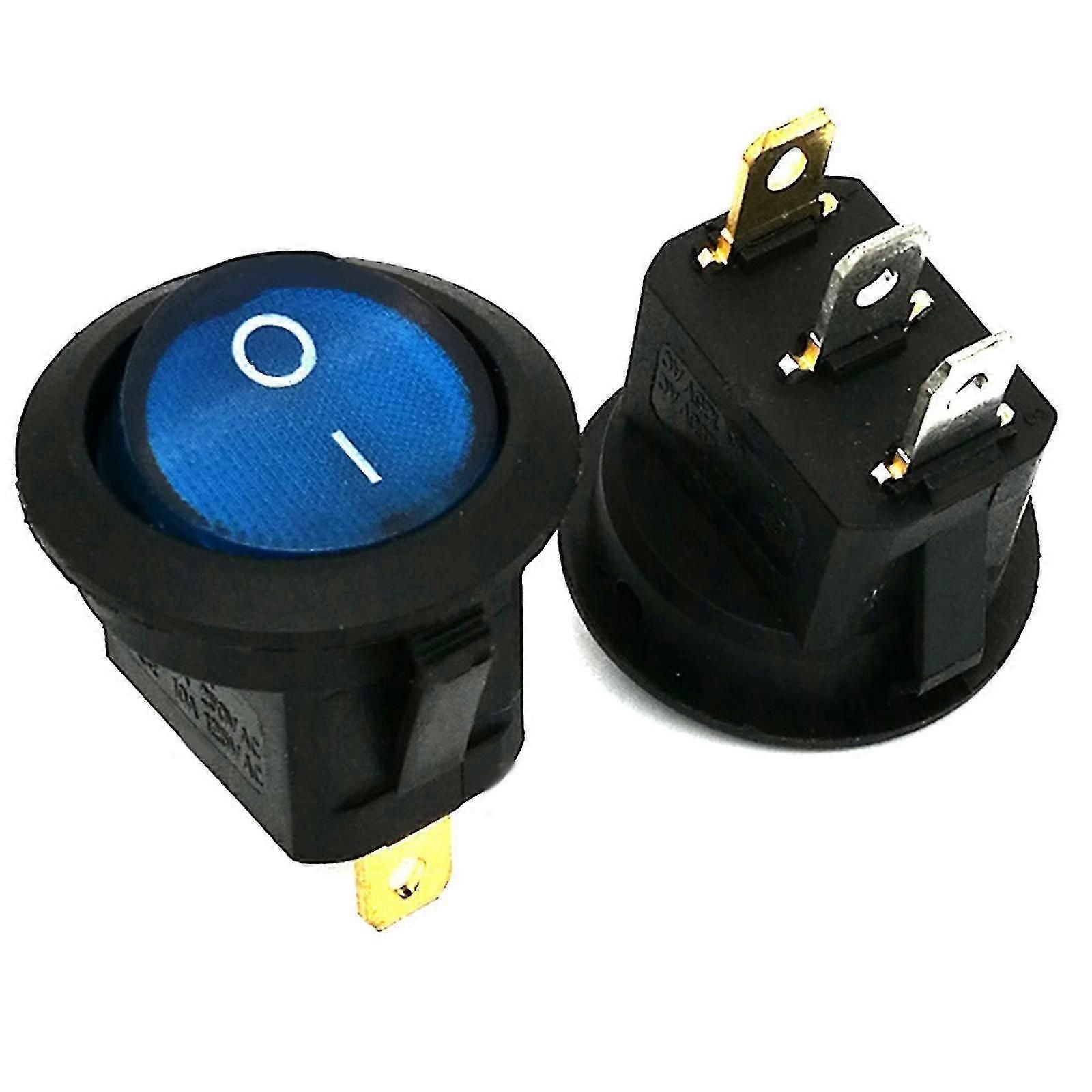 Led Lighted Rocker Toggle Switch Panel For Rv Truck Boat Electronic Power Button