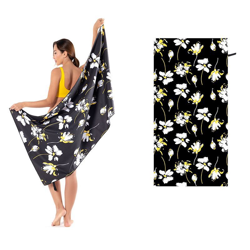 Microfiber Beach Towel Quick Drying Absorbent Lightweight Travel  Bath Towels