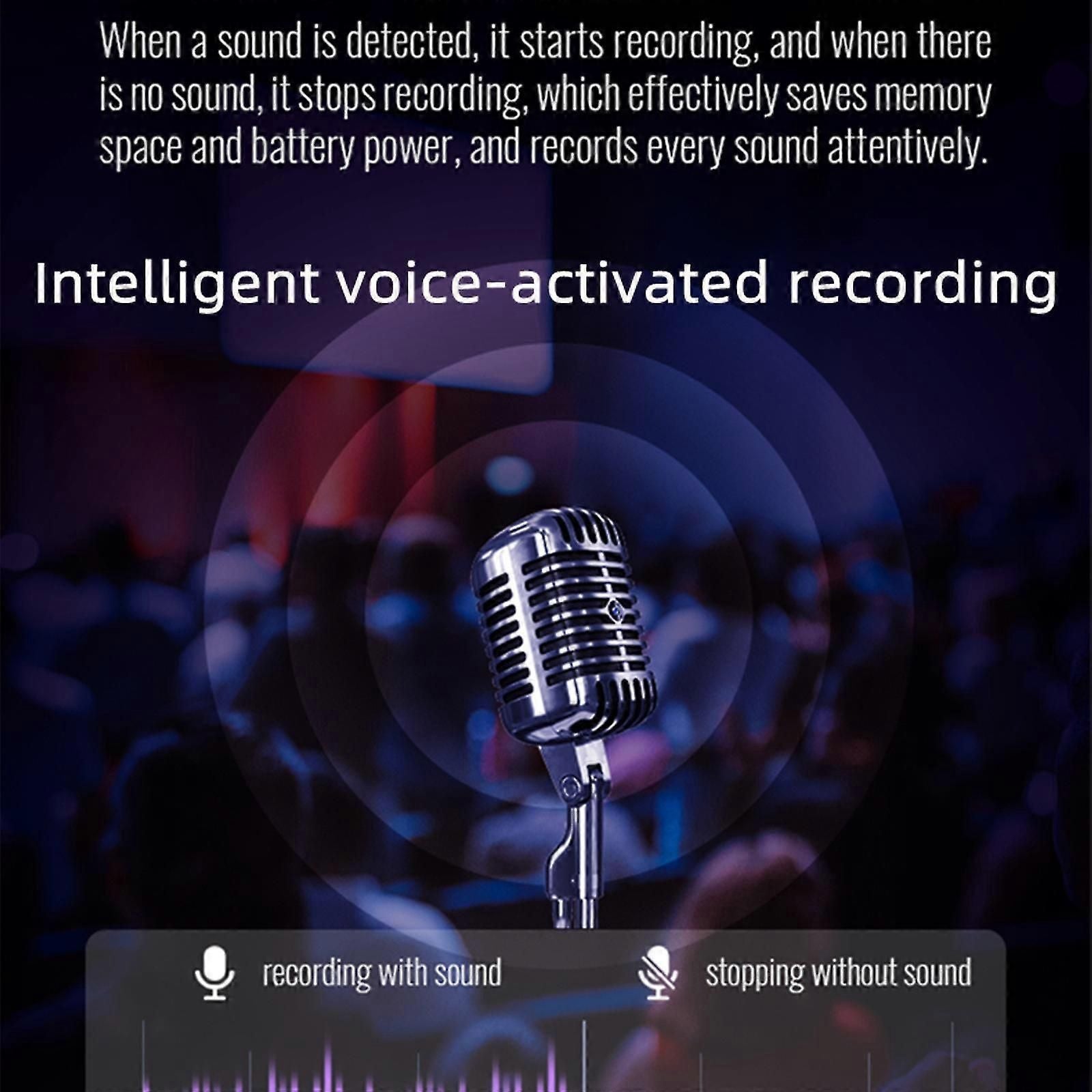 4gb/8gb/16gb/32gb Voice Recorder Necklace Pendant Audio Voice Recorder For Lecture Interview Meeting Class Hd Noise Reduction zxin