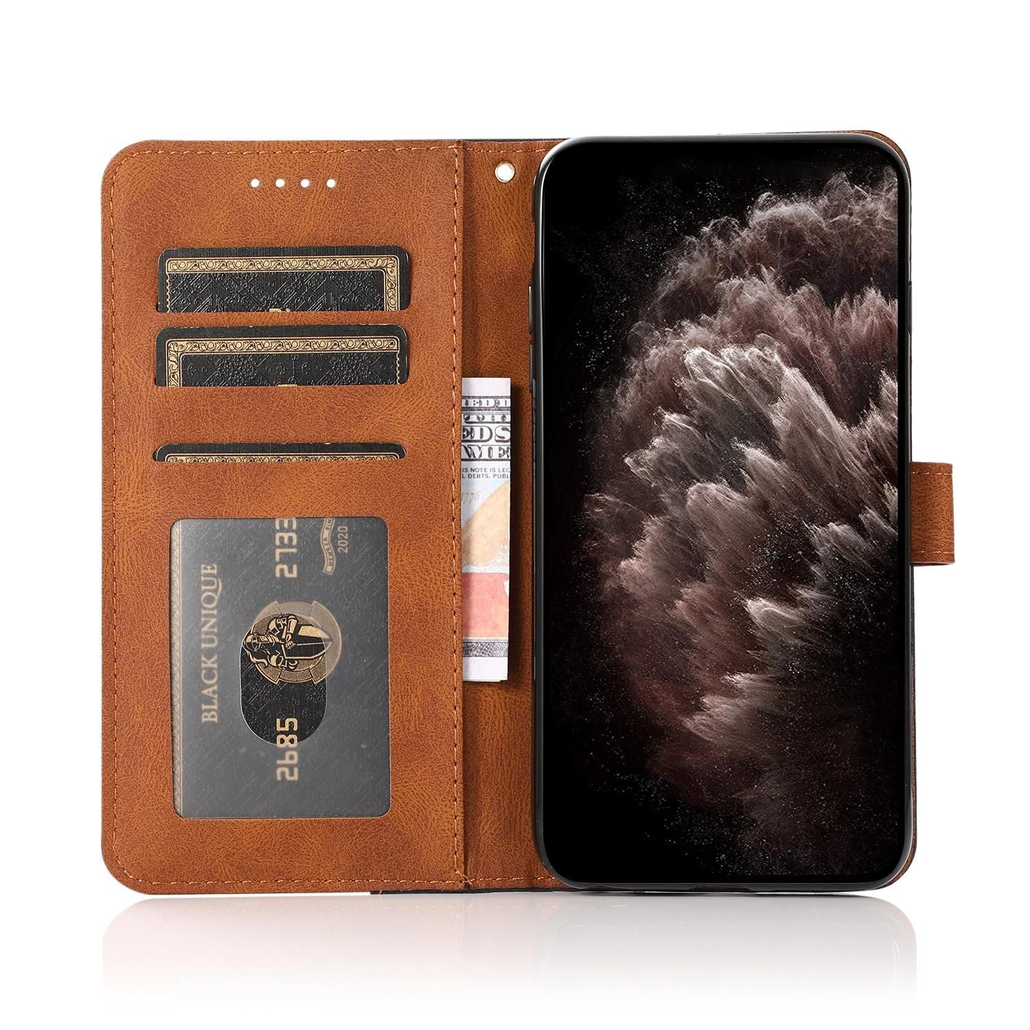 Dual-color Leather Case For Google Pixel 9a