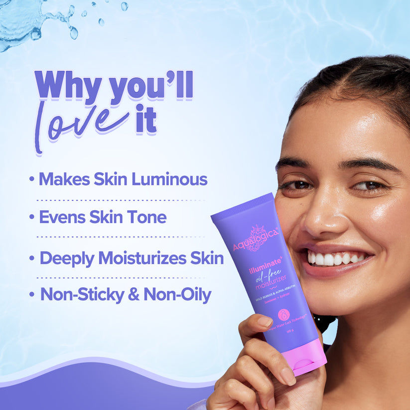 أكوالوجيكا IIIuminate+ مرطب خالٍ من الزيوت 100 جرام