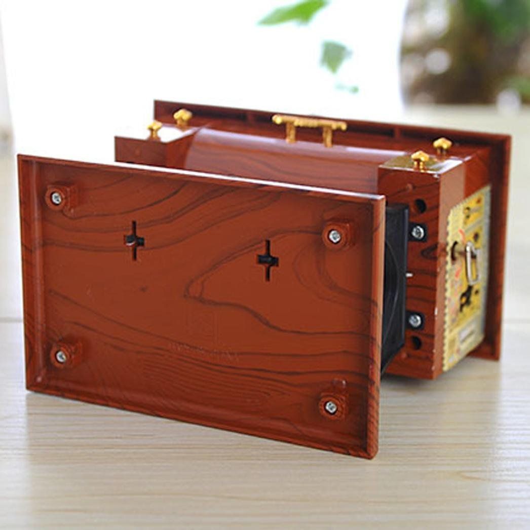Mini Sewing Machine Music Box Mechanical Birthday Gift Table Decor