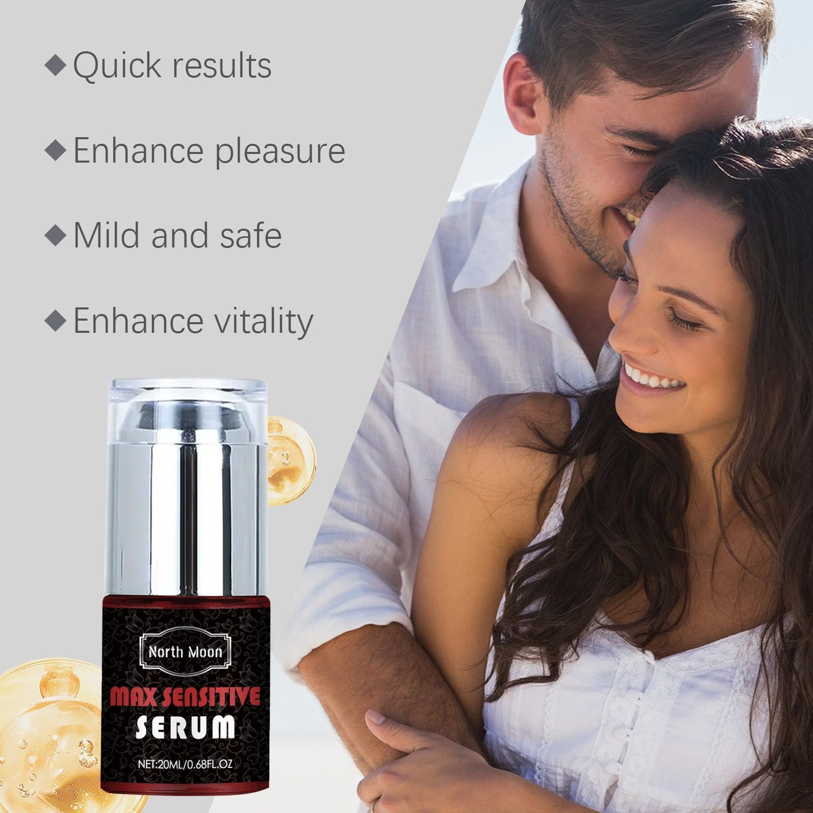 Body Care Serum, Enhance Skin Touch, Intimate Comfort, Moisturize, Boost Vitality ,20ml