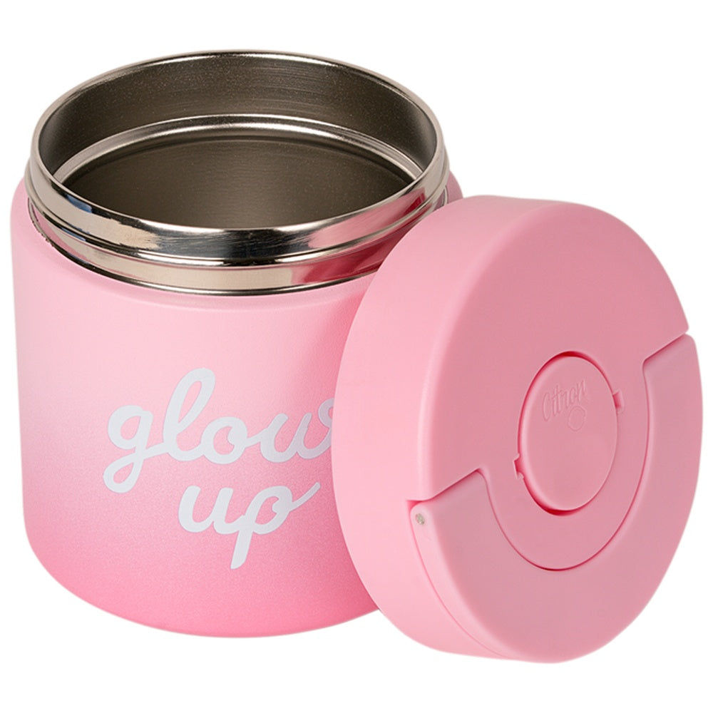 Citron Food Jar Insulated Stainless Steel 350ml - Pink Glowup