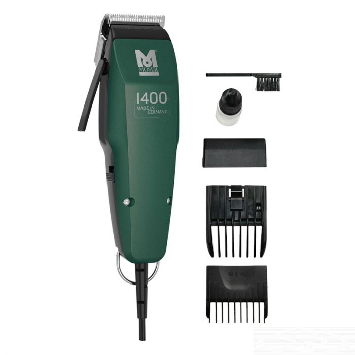 MOSER 1400-0392 HAIR CLIPPER GREEN UK-PLUG