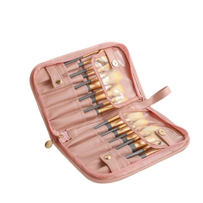 Foldable Makeup Brush Holder Case