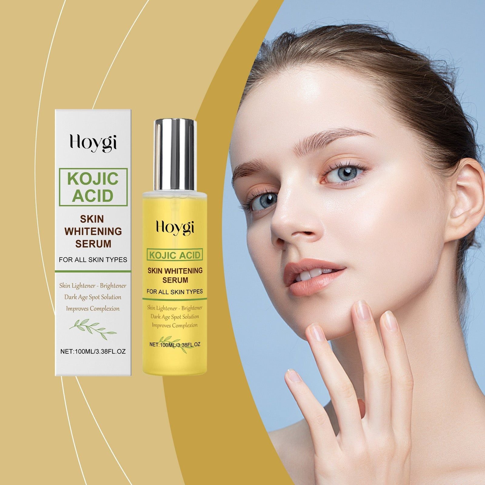 Brightening Skin Care Serum, Hydrates, Nourishes, Lightens Dark Spots, Revitalizes ,100ml