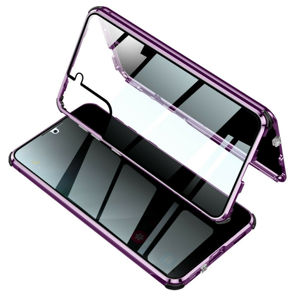 Anti Peep Phone Case Shockproof Magnetic Cover For Samsung Galaxy S22 Ultra