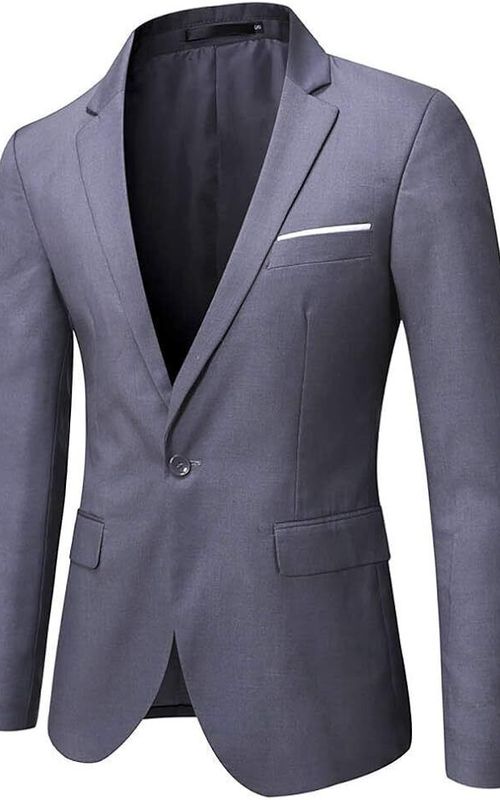 Gray Coat Pant Vest Tuxedo, Elegant Formal Attire for Weddings, Ideal Gift