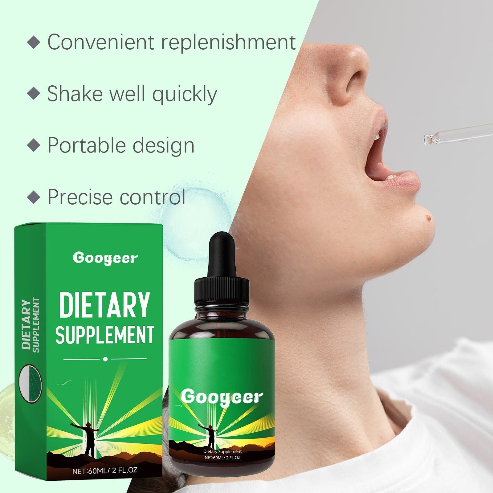 Body Care Dietary Supplement, Boost Fitness, Improve Life Quality ,60ml