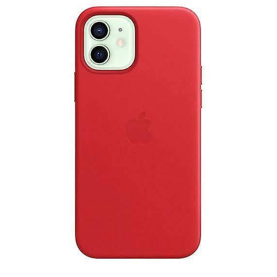 For iPhone 12/12 Pro - Leather Case with MagSafe, Stylish and Protective Phone Cover