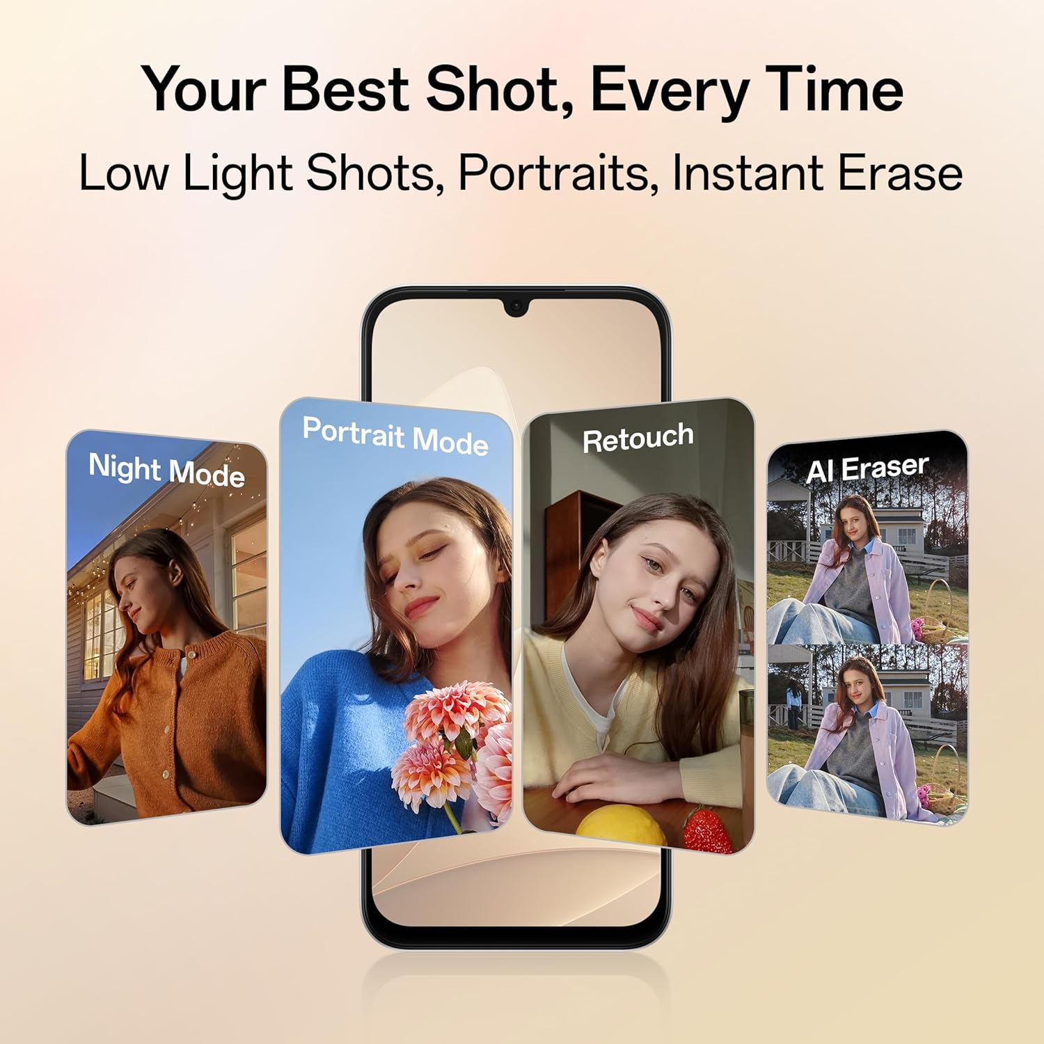 OPPO A6c 4G Smartphone, 4GB RAM, 128GB Storage, 7000mAh Long-Lasting Battery, 120Hz Ultra Bright