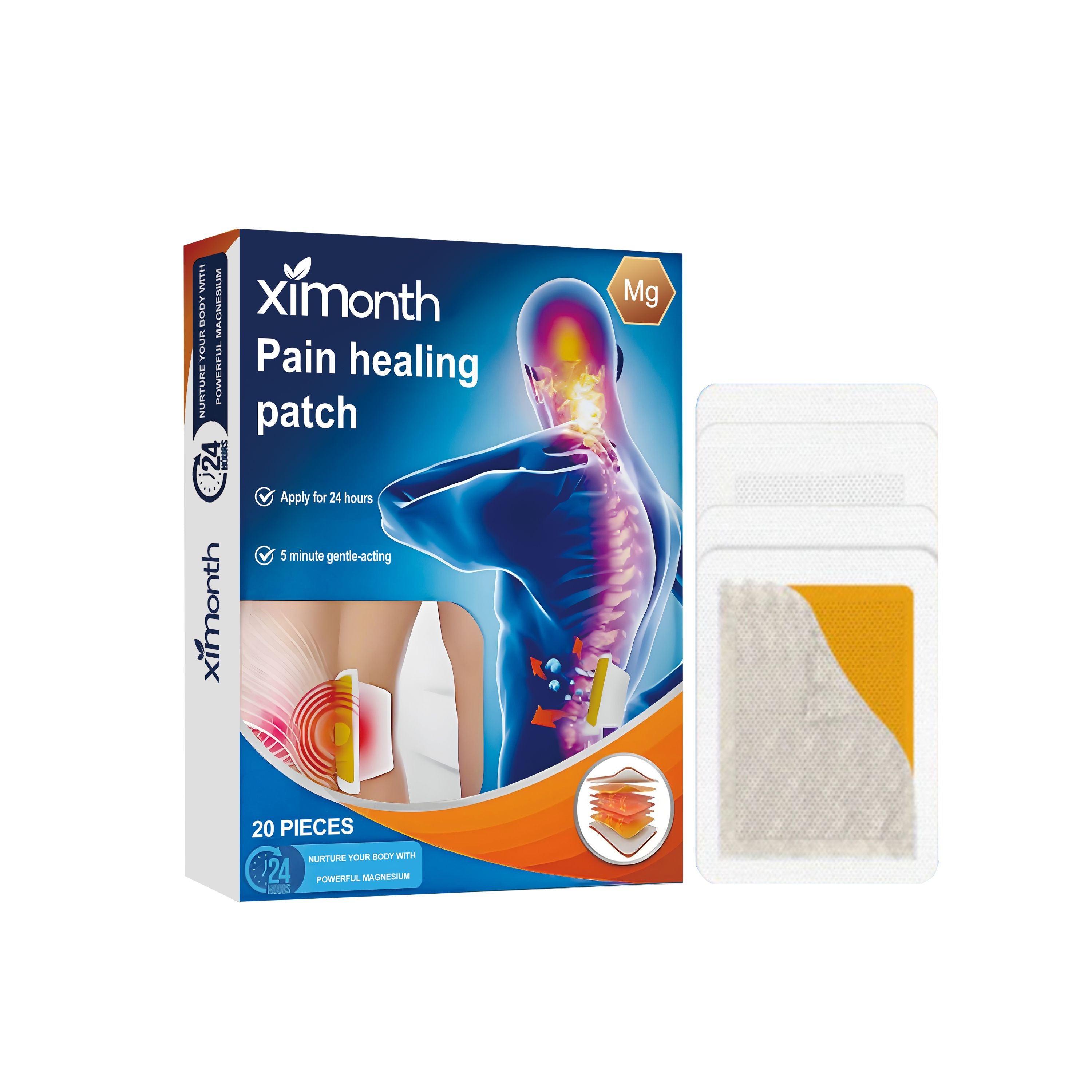 Joint Care Patches, Pain Relief, Skin-Friendly, Portable, Easy to Use ,20pieces
