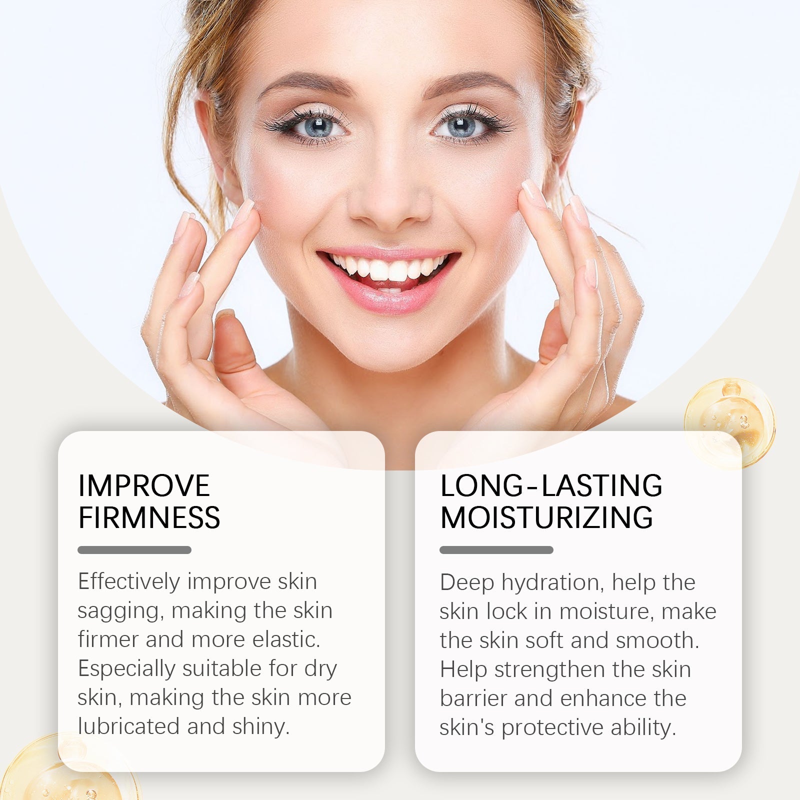 Anti-Aging Firming Cream, Hydrating Collagen, Hyaluronic Acid, Brighten Skin, Reduce Fine Lines ,50g