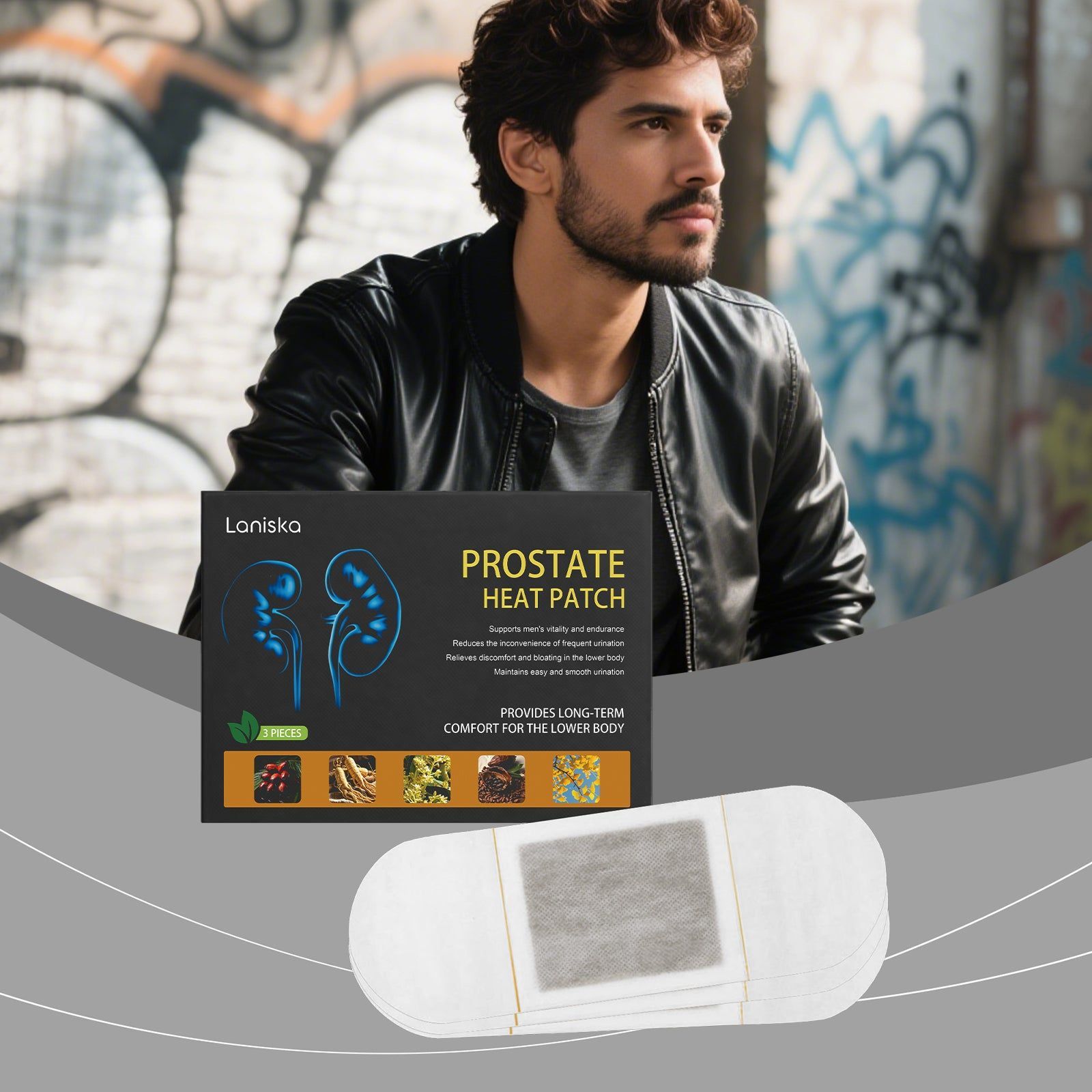 Care Patch for Men, Boost Endurance, Skin-Friendly, Easy to Use, Daily Comfort ,3pc